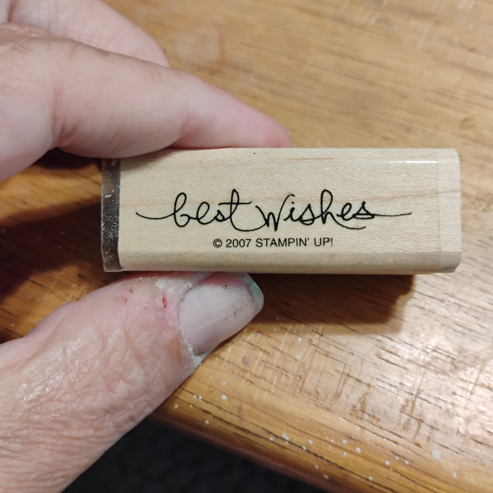 Stampin' Up! Best Wishes Stamp